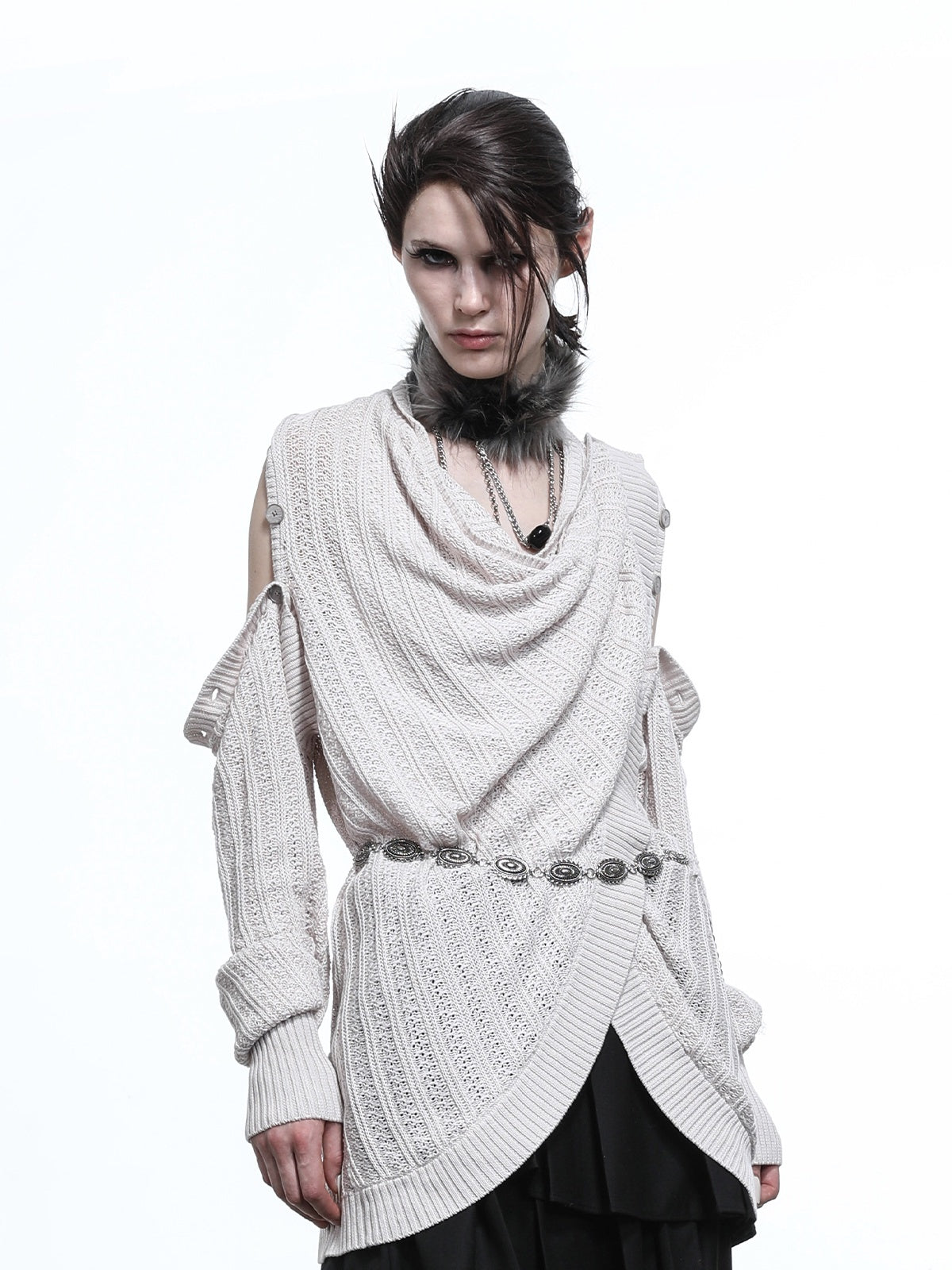 NORTH_NODE_Mesh_Distressed_Button_Deconstructed_Women&