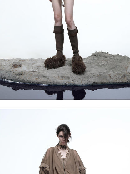 NORTH NODE Mesh Panel Cropped Women&