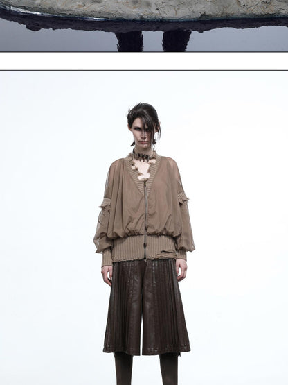 NORTH NODE Mesh Panel Cropped Women&
