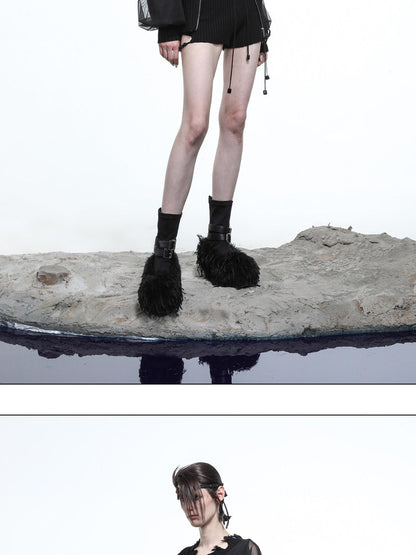 NORTH NODE Mesh Panel Cropped Women&