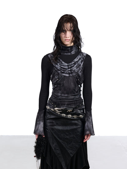 NORTH_NODE_Mesh_Splice_Beaded_Print_High_Neck_Women&