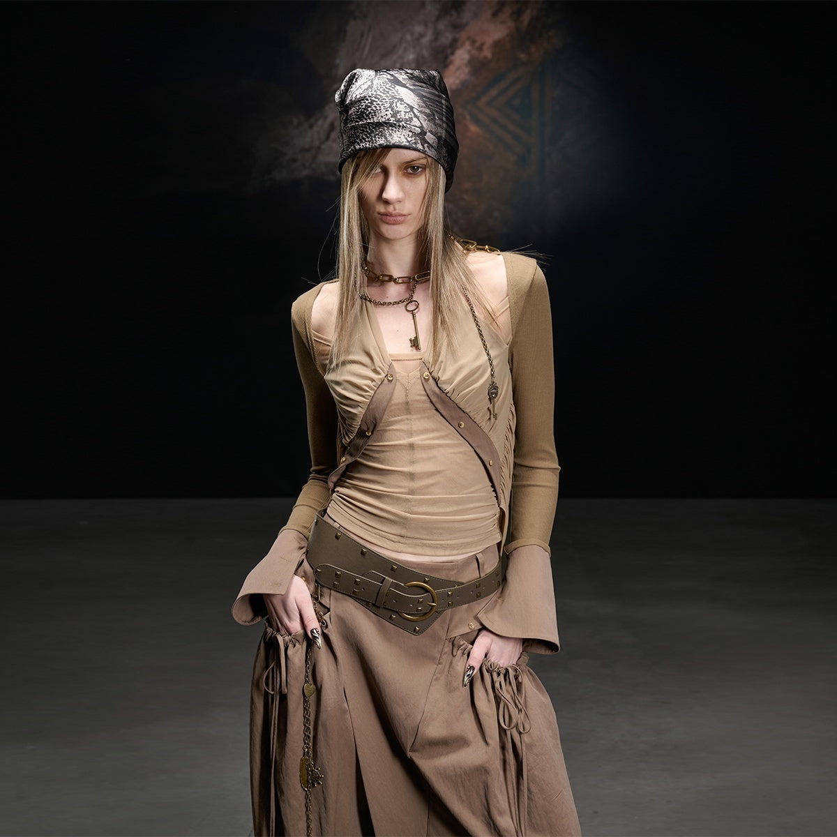 NORTH_NODE_Mesh_Spliced_Asymmetric_Halter_Tie_Women&