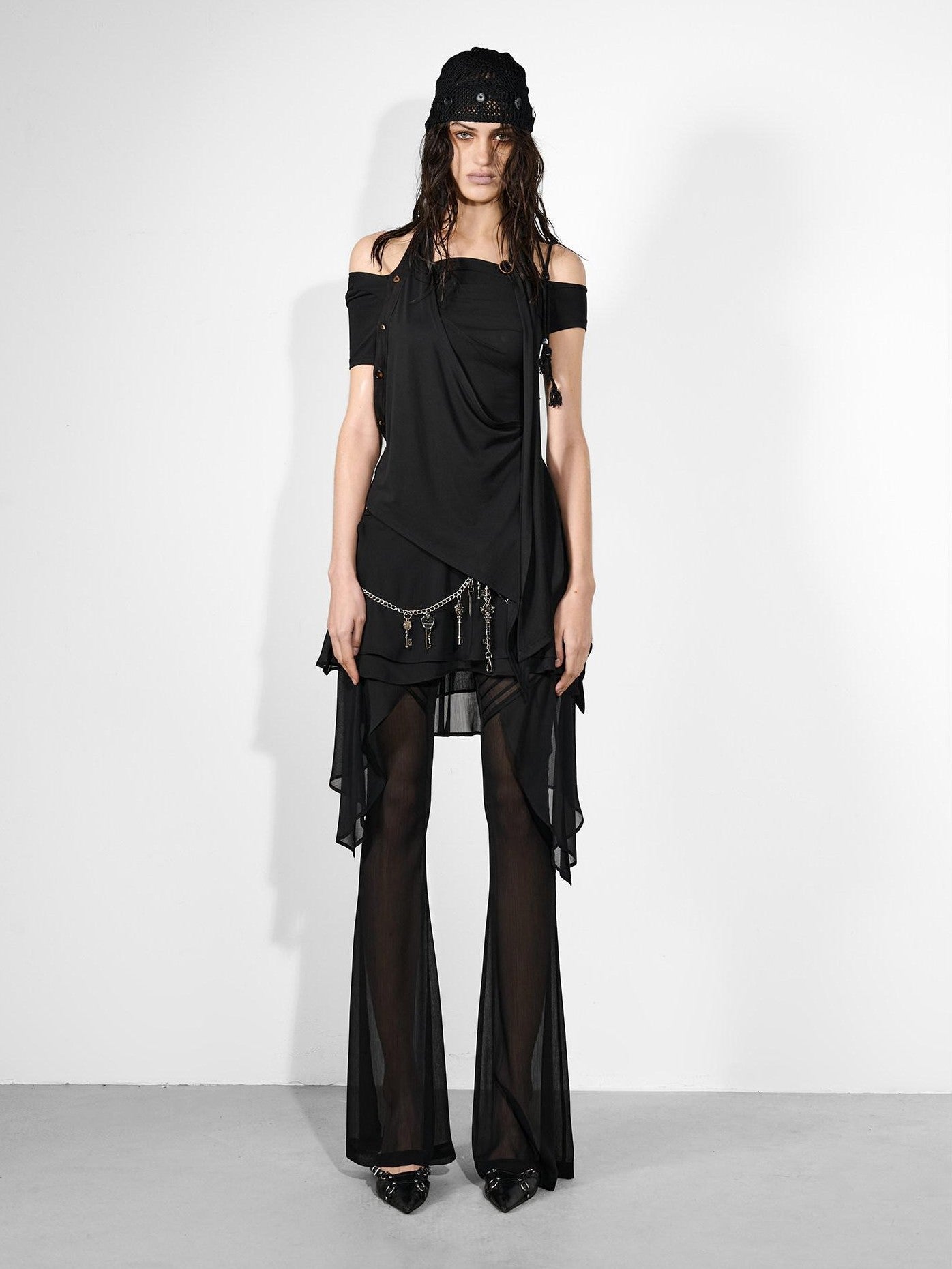 NORTH NODE Migration Badge Asymmetric Ruched Women&