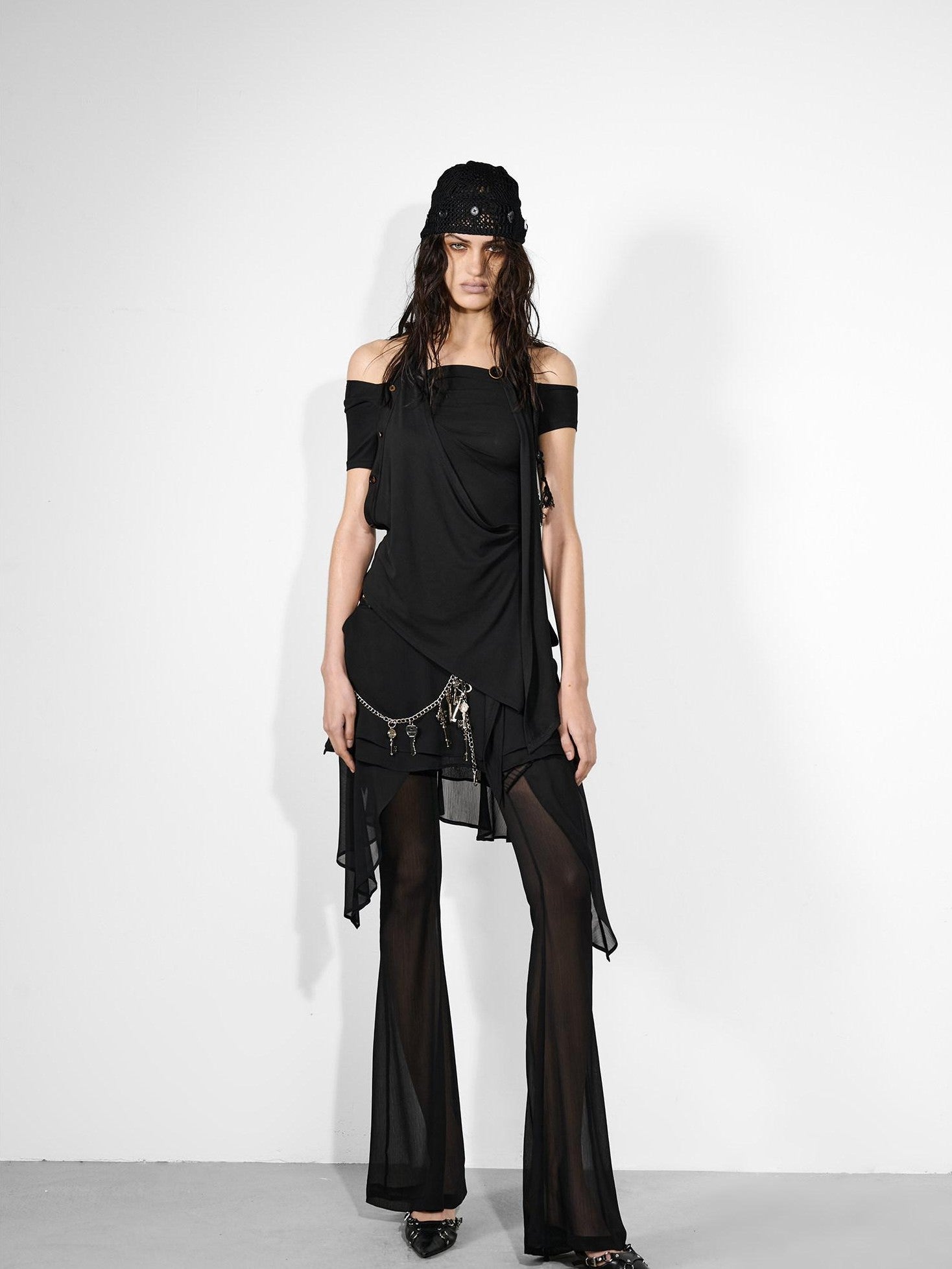 NORTH NODE Migration Badge Asymmetric Ruched Women&