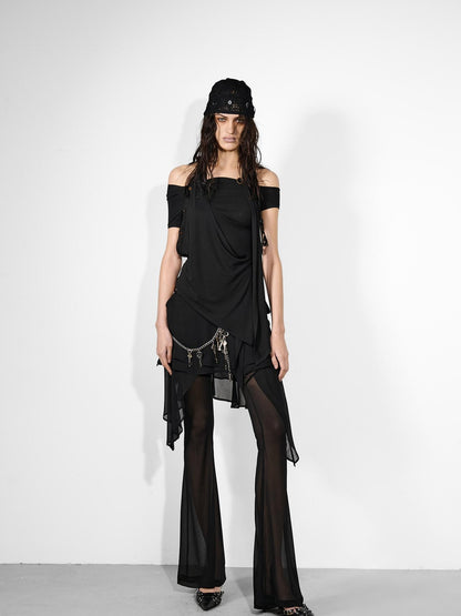 NORTH NODE Migration Badge Asymmetric Ruched Women&