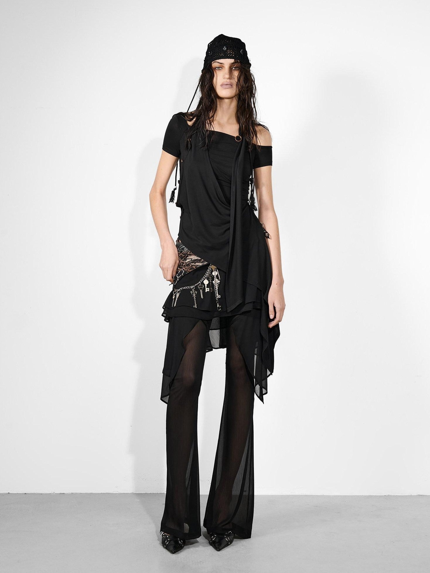 NORTH NODE Migration Badge Asymmetric Ruched Women&