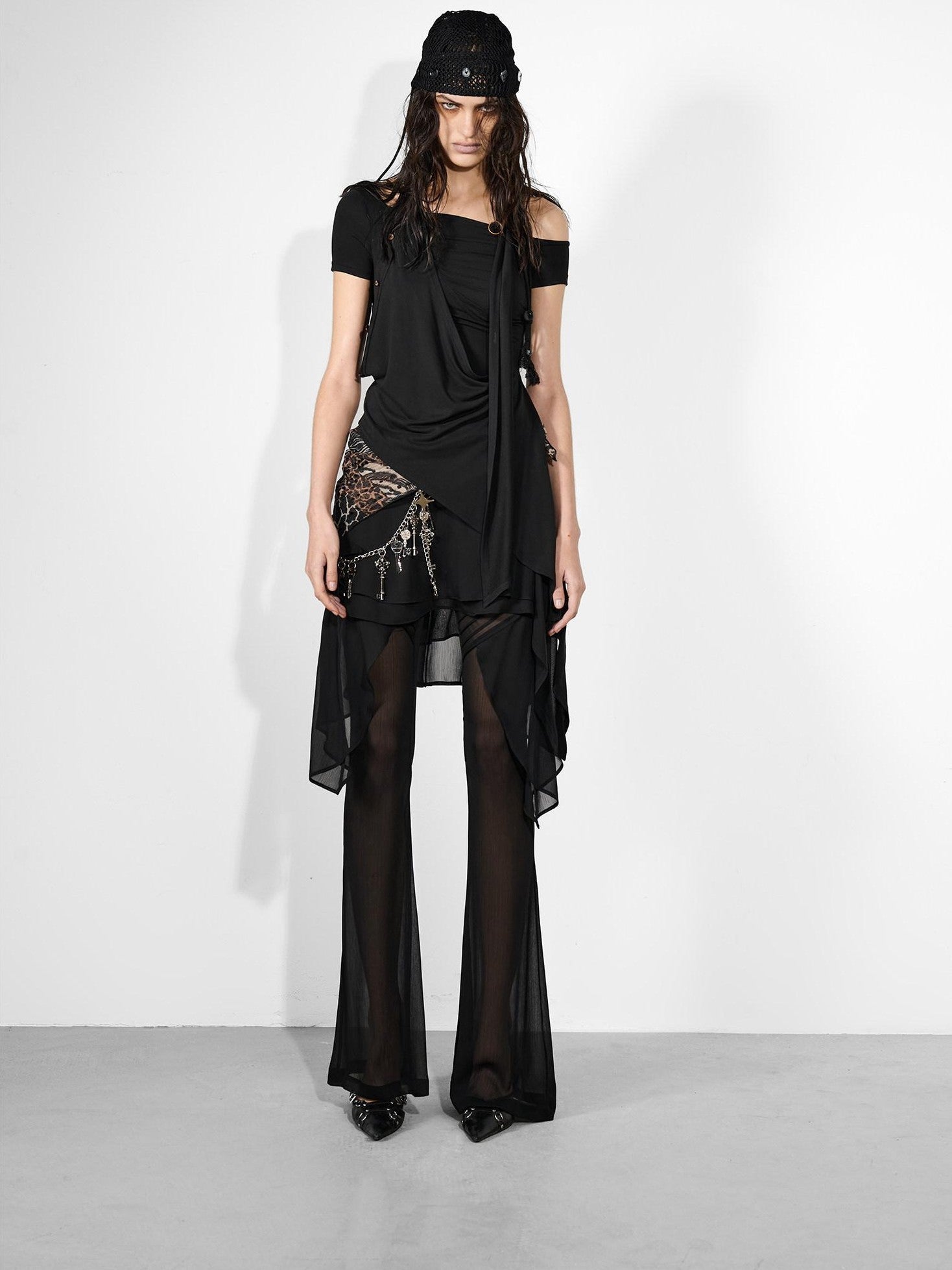 NORTH NODE Migration Badge Asymmetric Ruched Women&