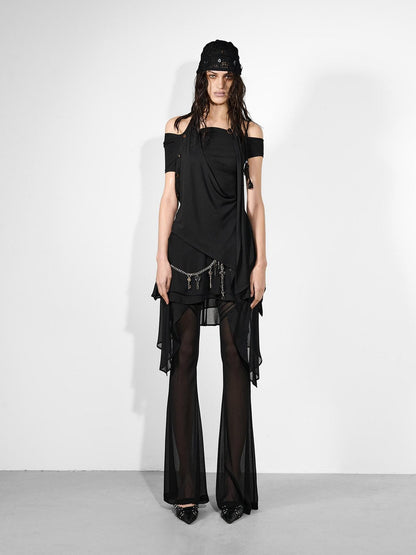 NORTH NODE Migration Badge Asymmetric Ruched Women&