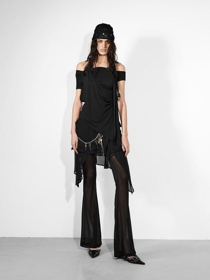 NORTH NODE Migration Badge Asymmetric Ruched Women&