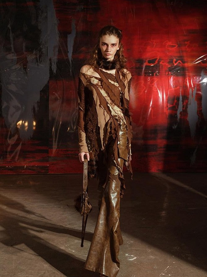 NORTH NODE Multi Fabric Patchwork Wasteland Women&