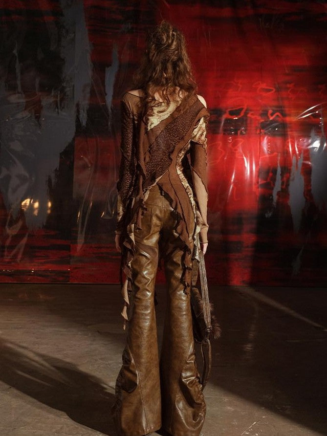 NORTH NODE Multi Fabric Patchwork Wasteland Women&