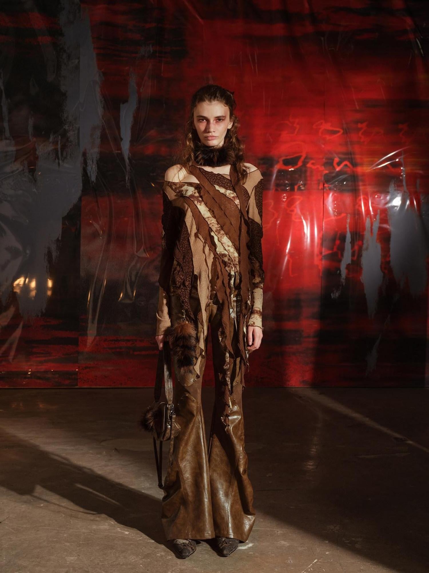 NORTH NODE Multi Fabric Patchwork Wasteland Women&