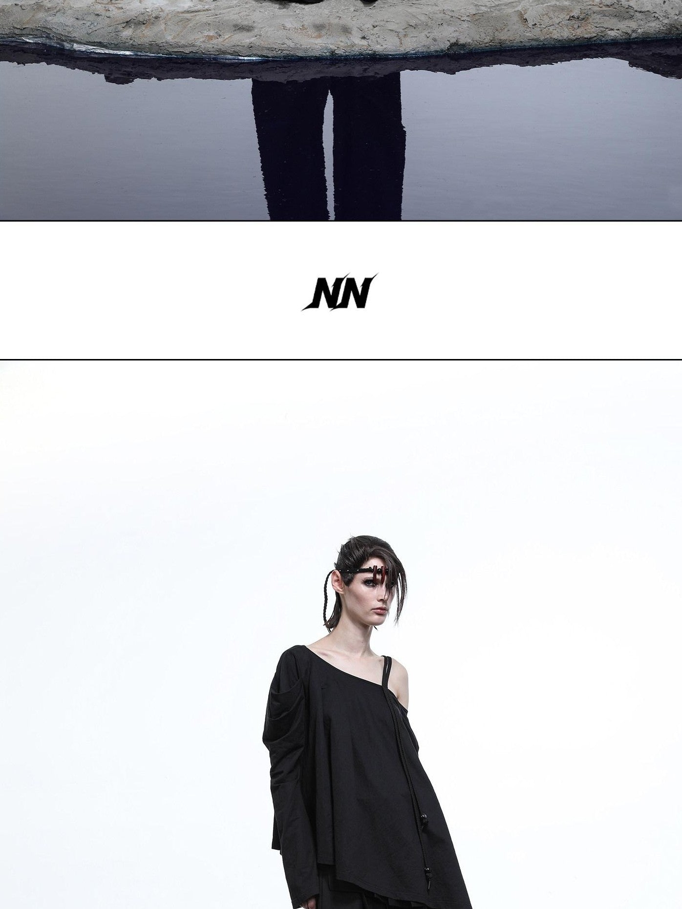 NORTH NODE Oversized Off Shoulder Loose Fit Women&