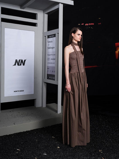 NORTH NODE Patchwork High Waist A Line Women&