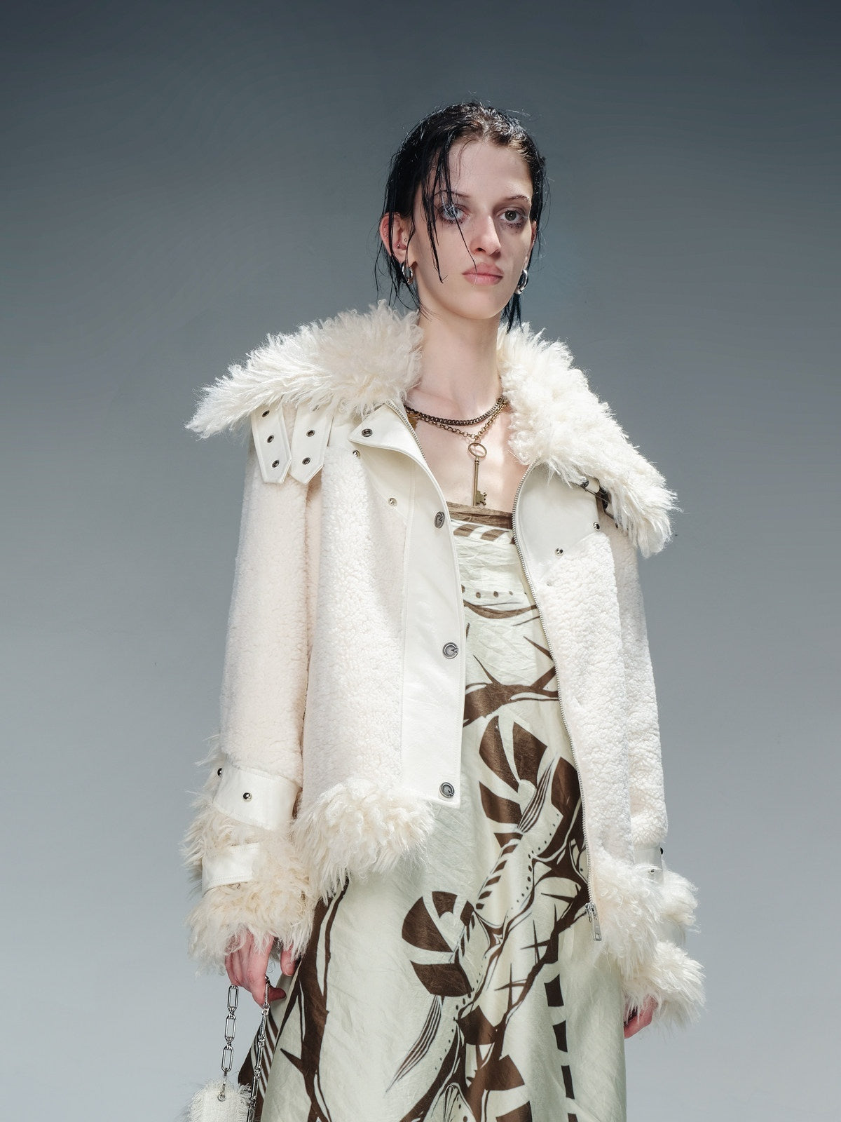 NORTH_NODE_Patchwork_Leather_Faux_Fur_Padded_Crystal_Velvet_Lined_Women&