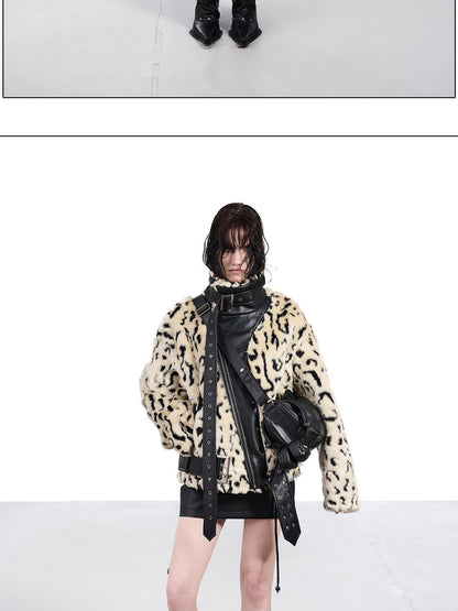 NORTH NODE Patchwork Leopard Print Women&