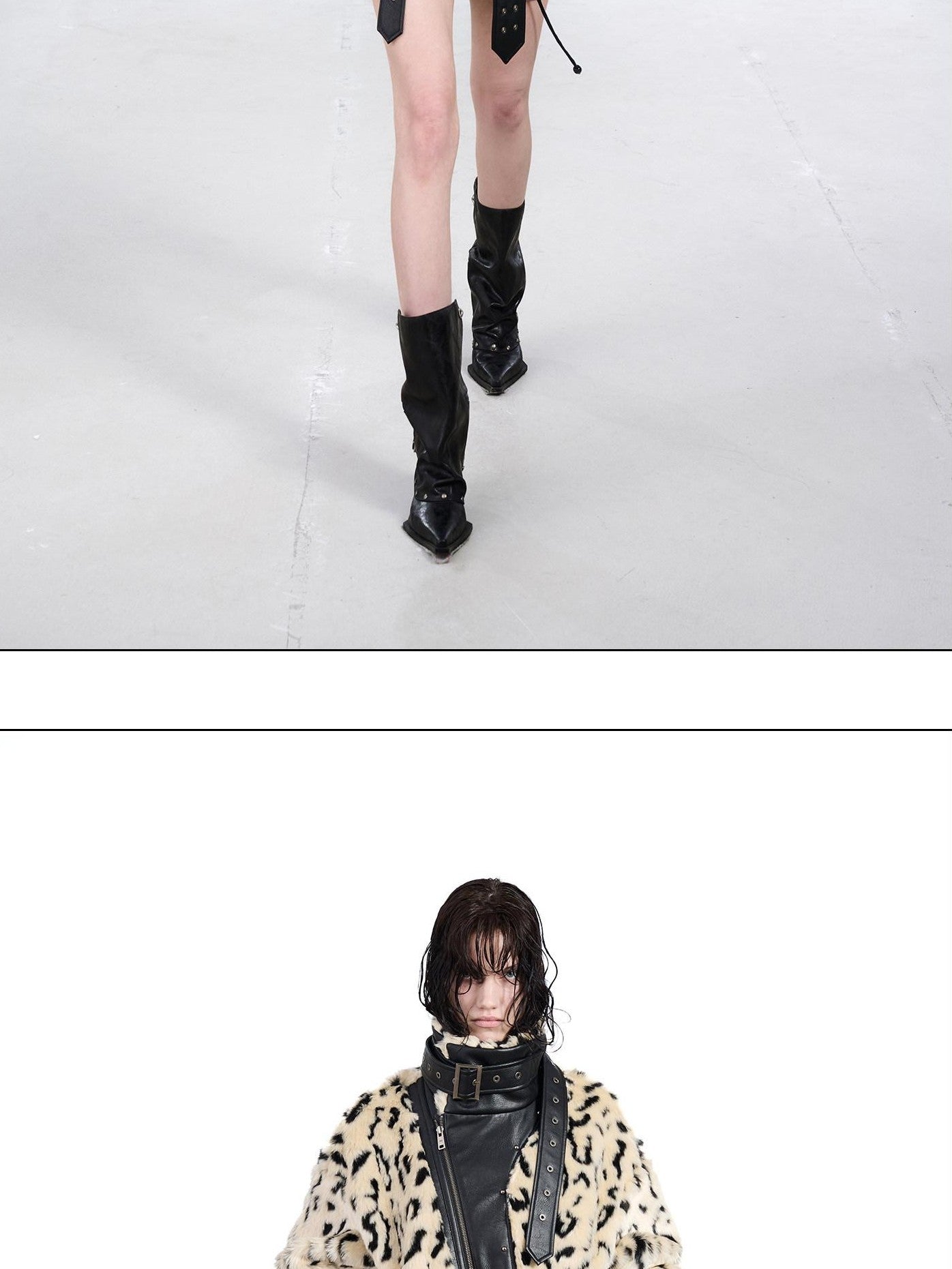 NORTH NODE Patchwork Leopard Print Women&