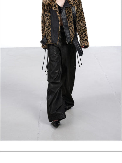 NORTH NODE Patchwork Leopard Print Women&