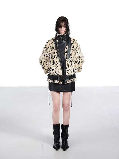 NORTH NODE Patchwork Leopard Print Women&