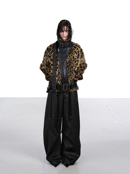 NORTH NODE Patchwork Leopard Print Women&
