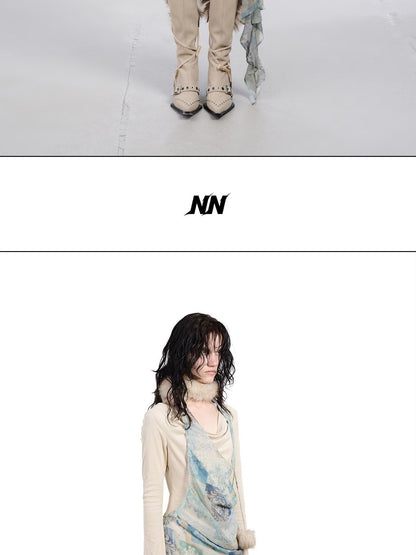 NORTH NODE Patchwork One Shoulder Women&