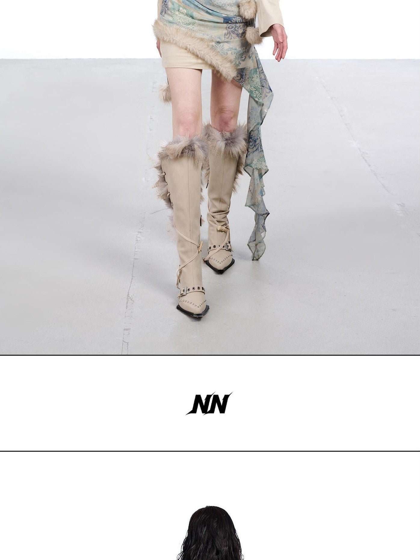 NORTH NODE Patchwork One Shoulder Women&