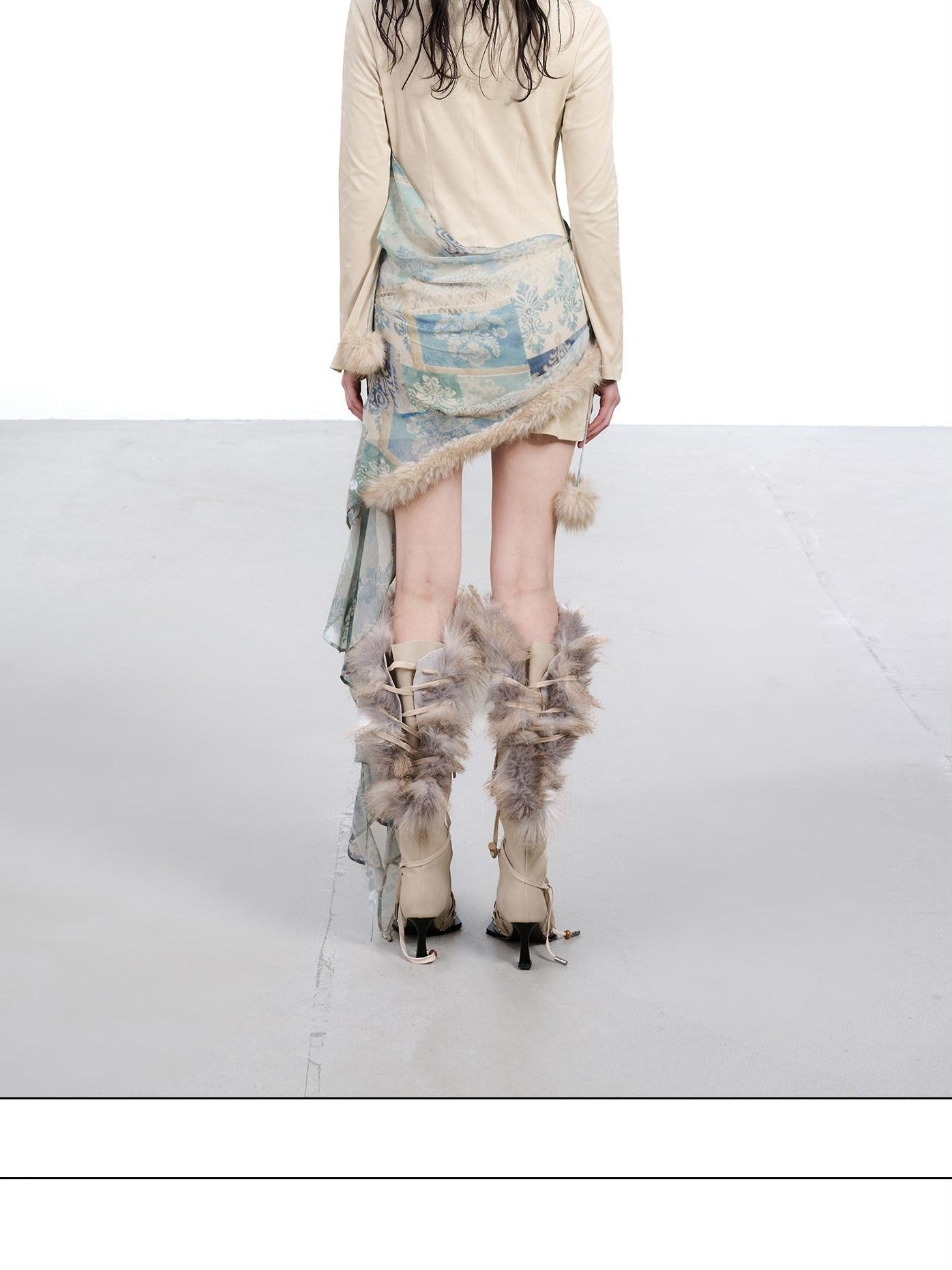 NORTH NODE Patchwork One Shoulder Women&
