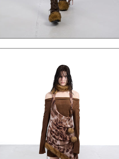 NORTH NODE Patchwork One Shoulder Women&