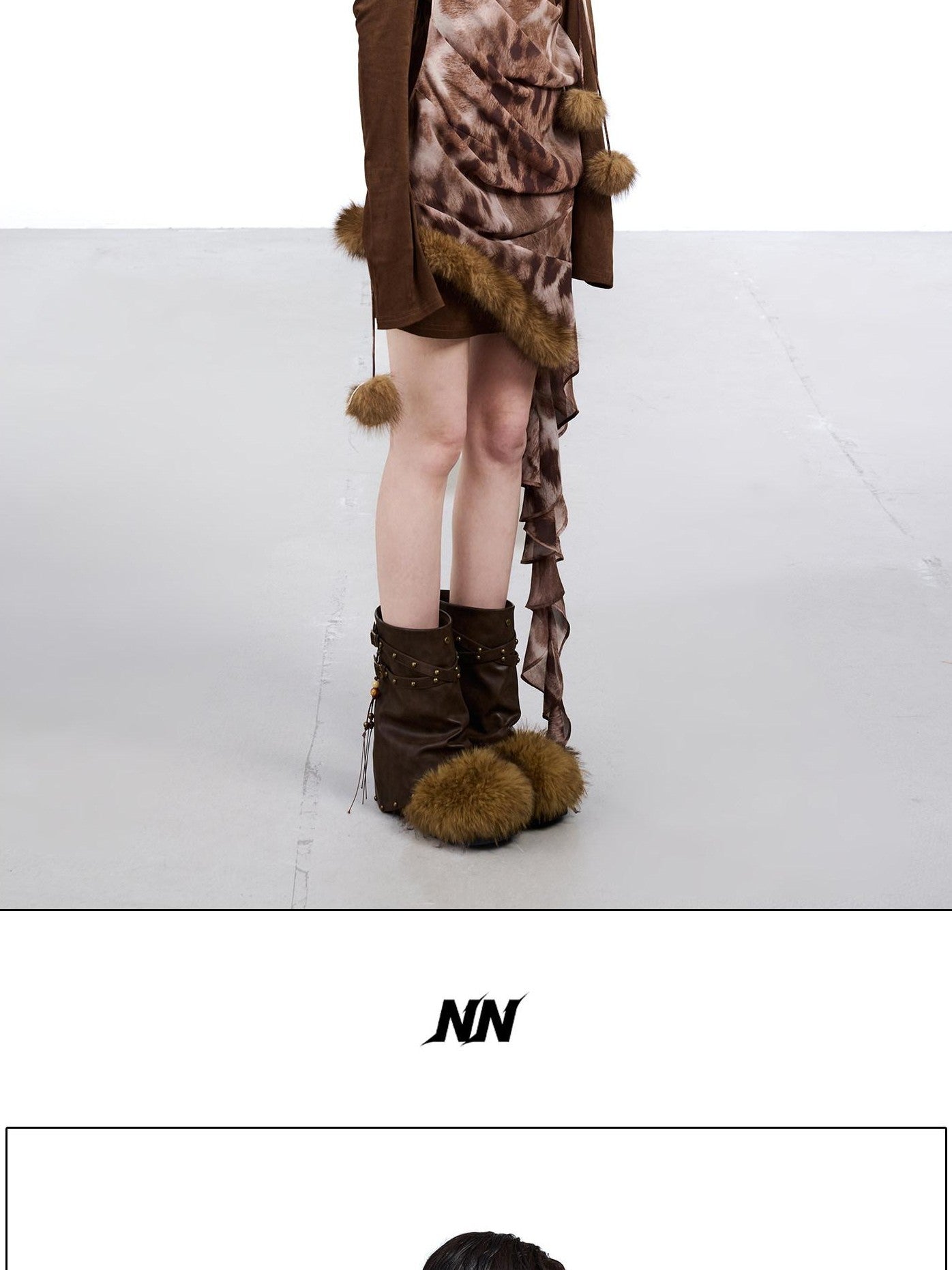 NORTH NODE Patchwork One Shoulder Women&