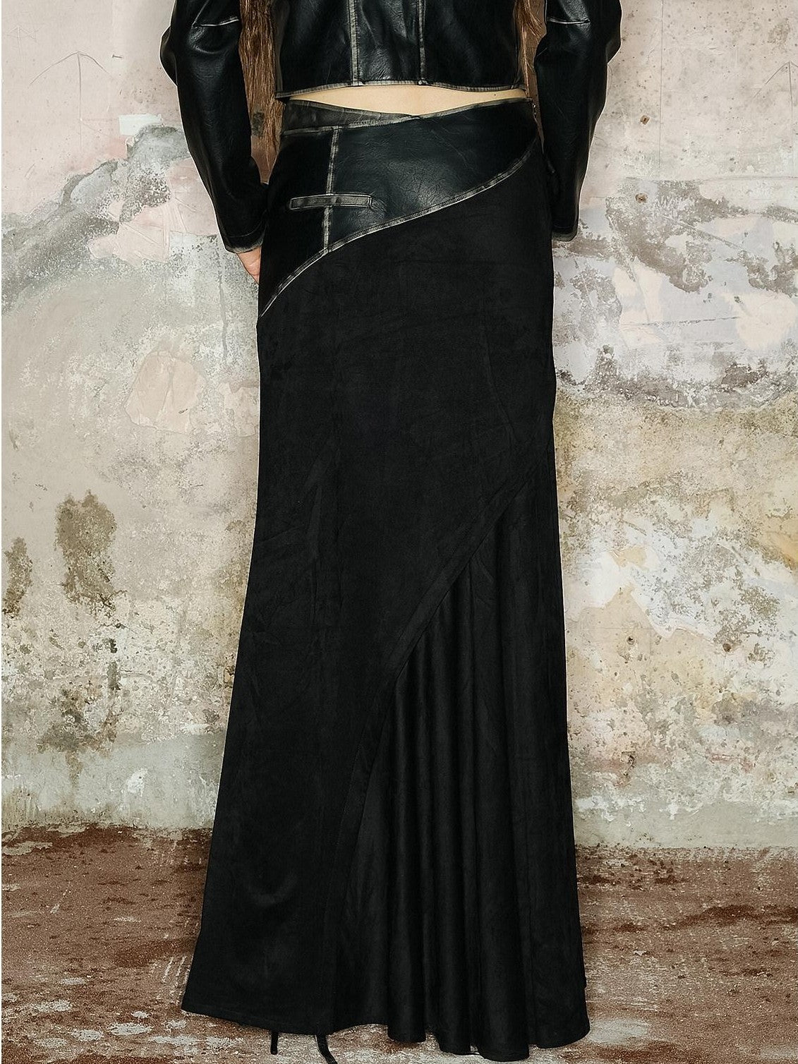 NORTH NODE Patchwork Panelled Pleated Women&