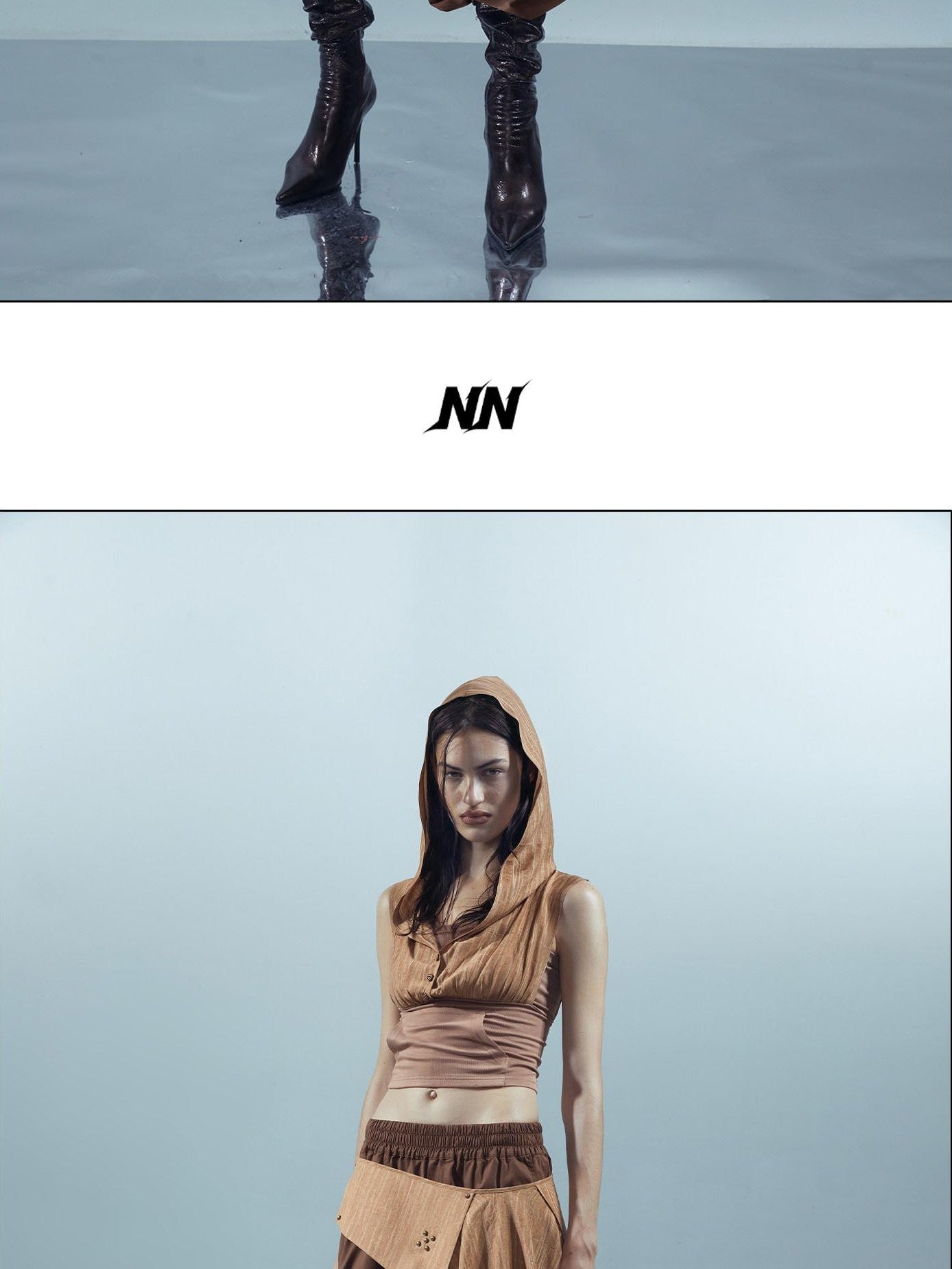 NORTH NODE Pleated Paratrooper Cargo Style Loose Fit Women&