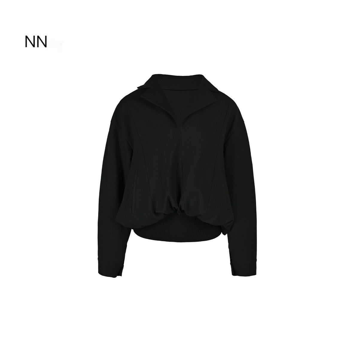 NORTH_NODE_Pleated_Spliced_Suit_Collar_Pullover_Women&