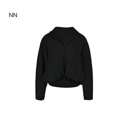 NORTH_NODE_Pleated_Spliced_Suit_Collar_Pullover_Women&