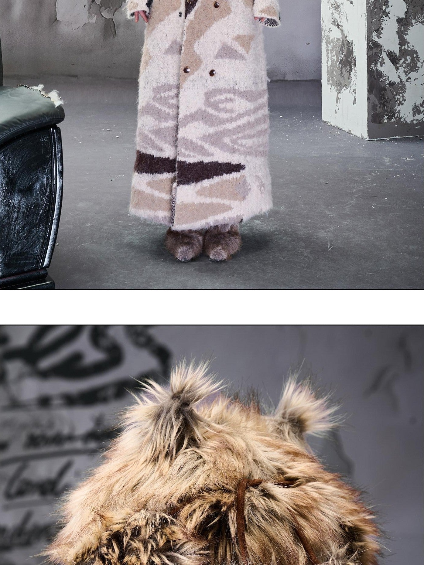NORTH NODE Plush Fuzzy Pom Pom Cat Ear Earflap Women&