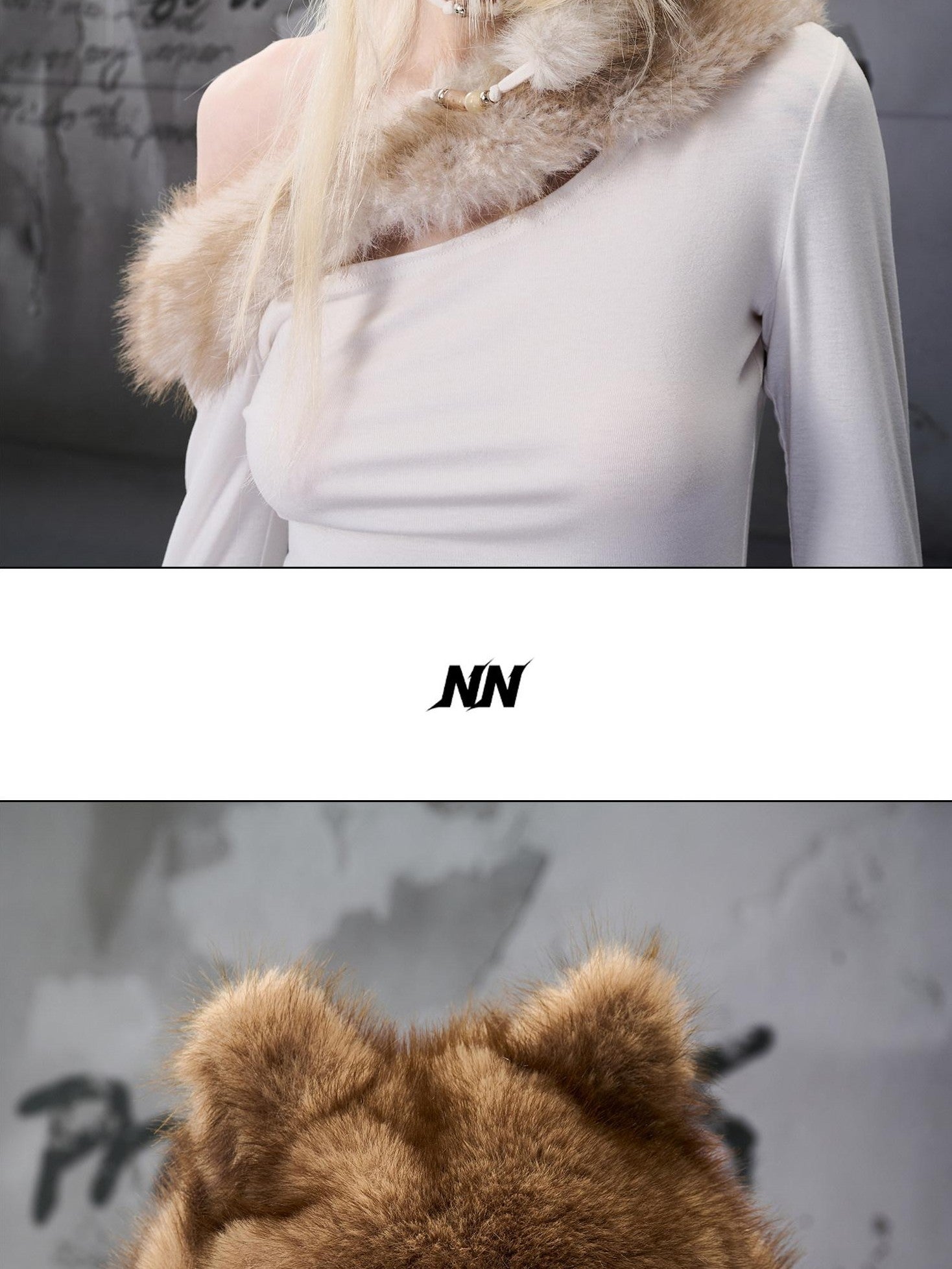 NORTH NODE Plush Fuzzy Pom Pom Cat Ear Earflap Women&