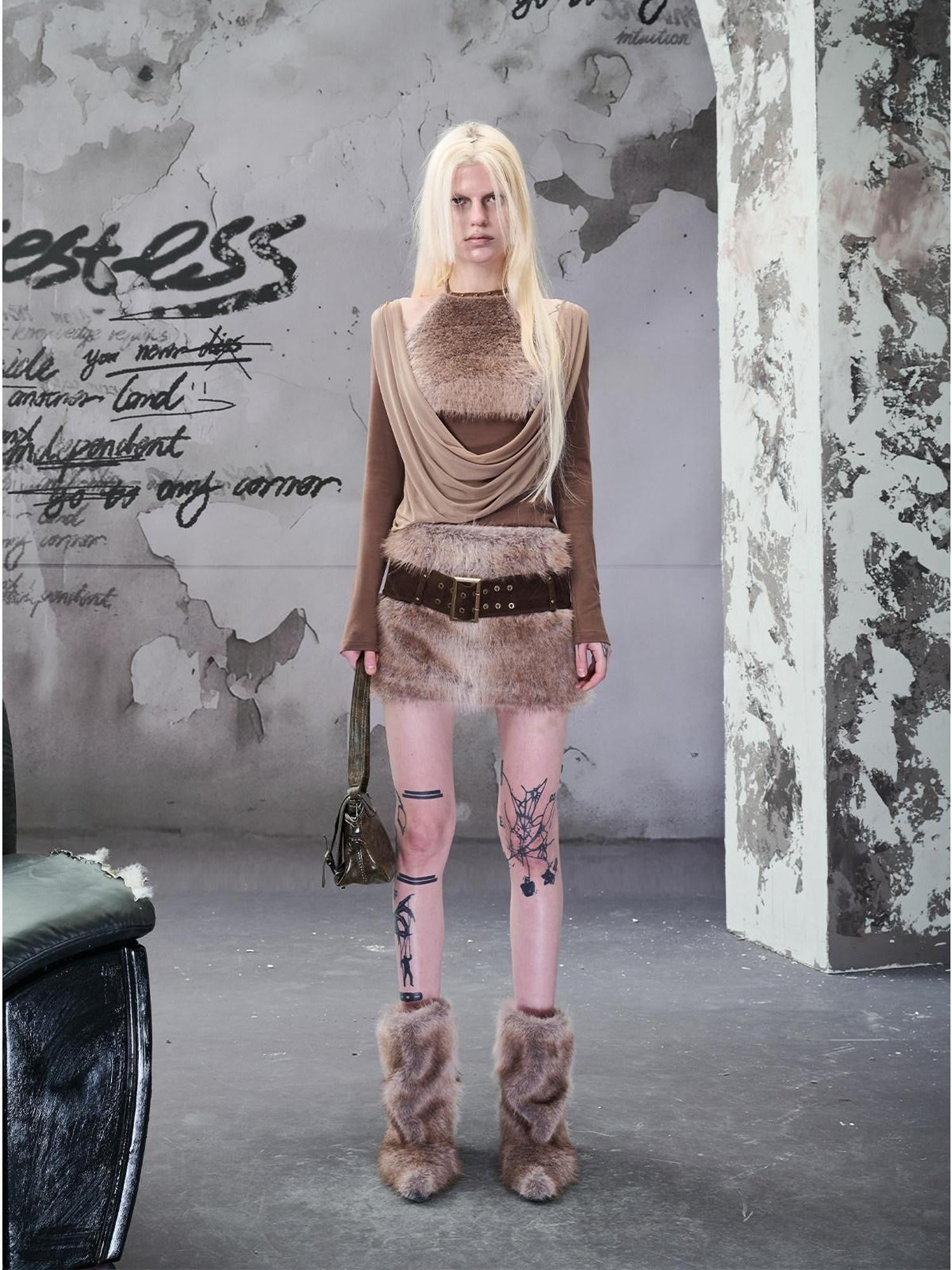 NORTH NODE Pointed Toe Belt Buckle Women&
