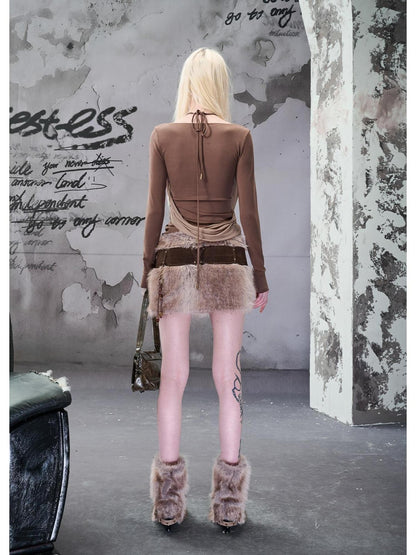 NORTH NODE Pointed Toe Belt Buckle Women&