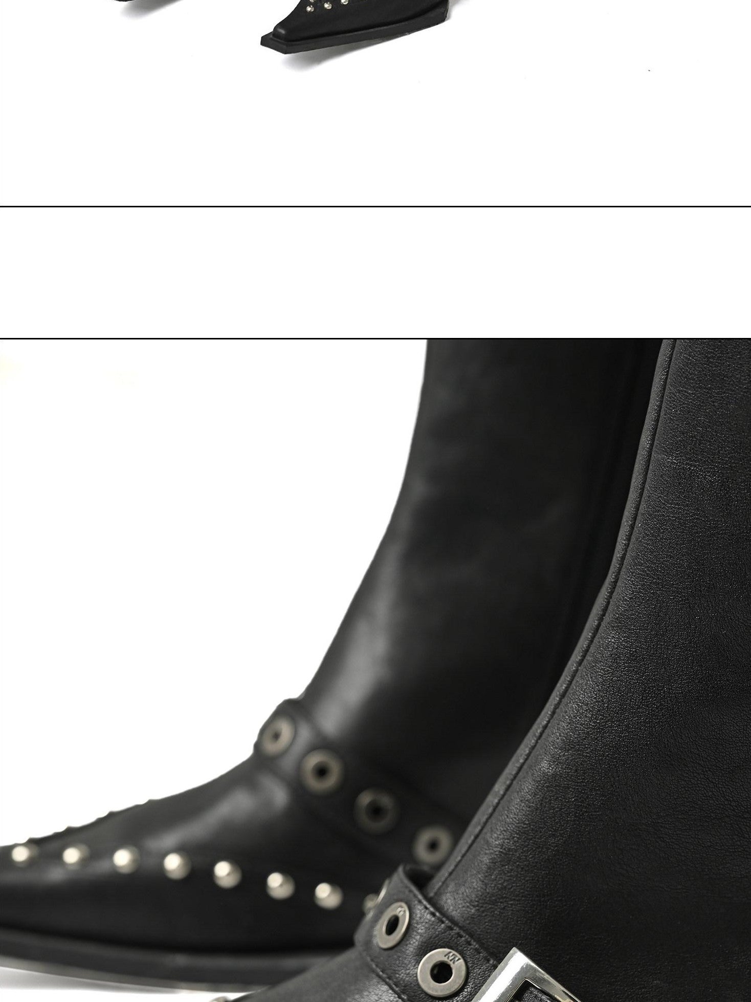 NORTH NODE Pointed Toe Fur Beaded Studded High Heel Women&