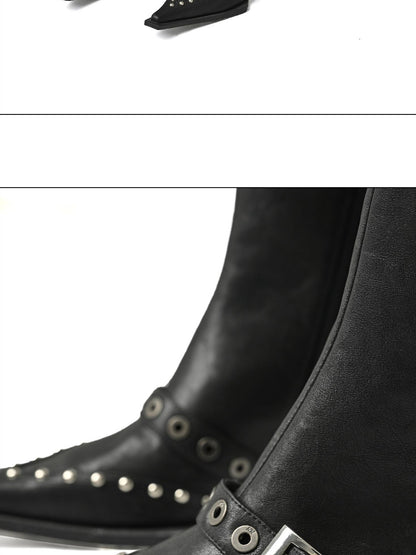 NORTH NODE Pointed Toe Fur Beaded Studded High Heel Women&