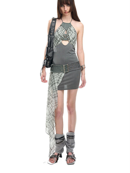 NORTH NODE Printed Patchwork Wide Vintage Punk Women&