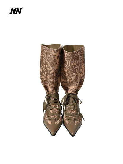 NORTH_NODE_Printed_Pointed_Toe_Lace_Up_High_Heel_Women&