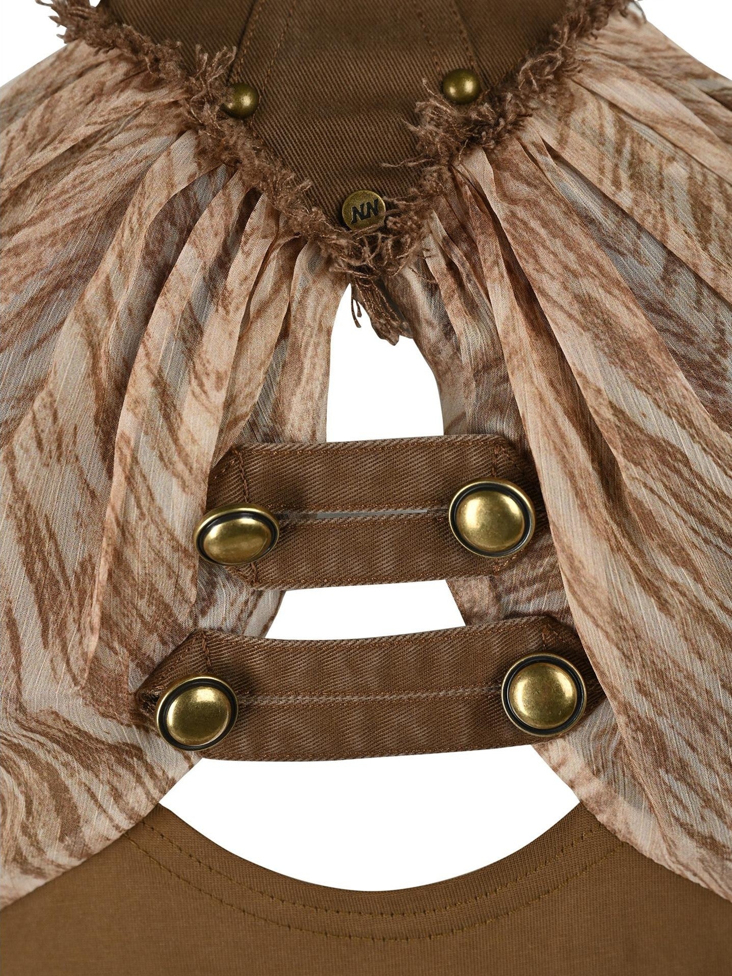 NORTH NODE Printed Spliced Halter Neck Women&