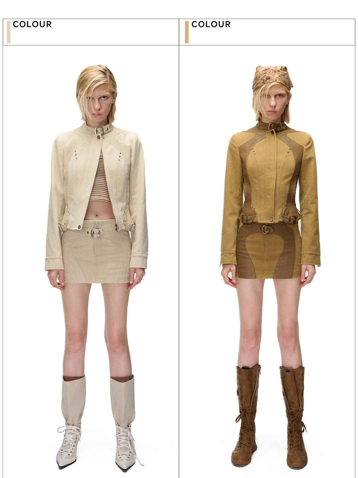 NORTH NODE Pu Paneled Washed Twill Women&