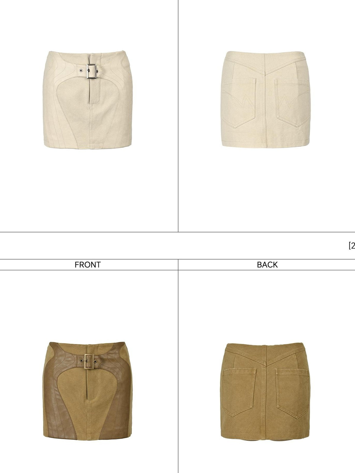 NORTH NODE Pu Paneled Washed Twill Women&