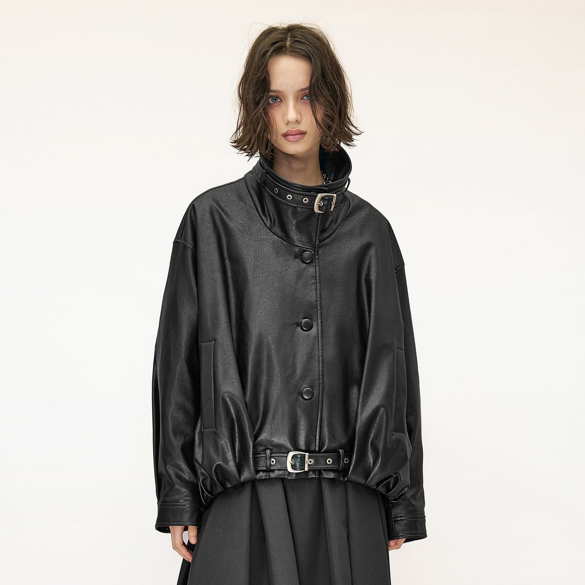 NORTH_NODE_Quilted_Padded_Solid_Cropped_Pu_Women&