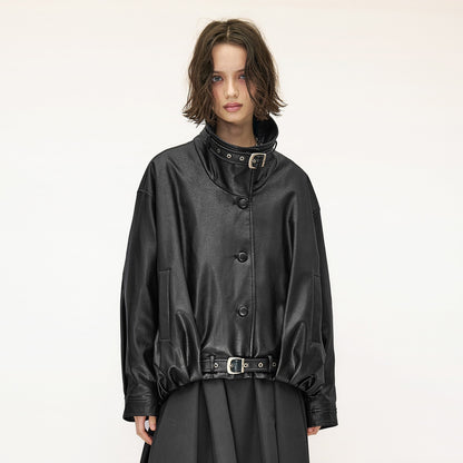 NORTH_NODE_Quilted_Padded_Solid_Cropped_Pu_Women&