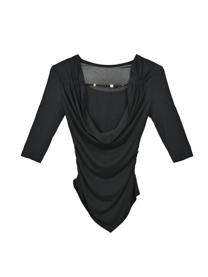 NORTH_NODE_Ripple_Beaded_U_Neck_Pleated_Women&