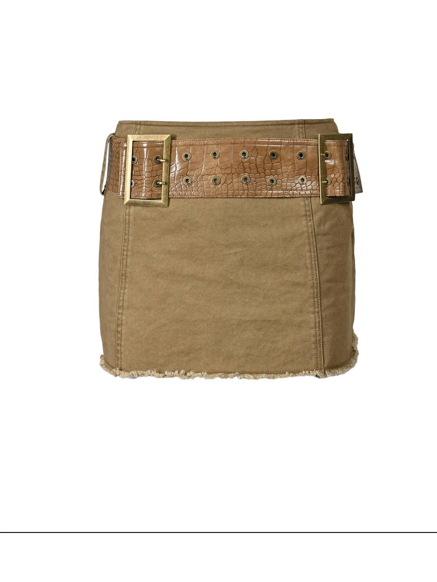 NORTH NODE Rock Mantle Washed Distressed Grunge Ultra Short Women&