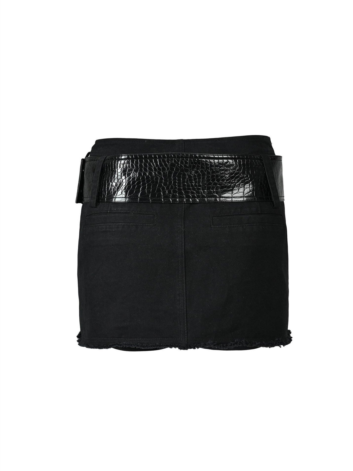 NORTH NODE Rock Mantle Washed Distressed Grunge Ultra Short Women&