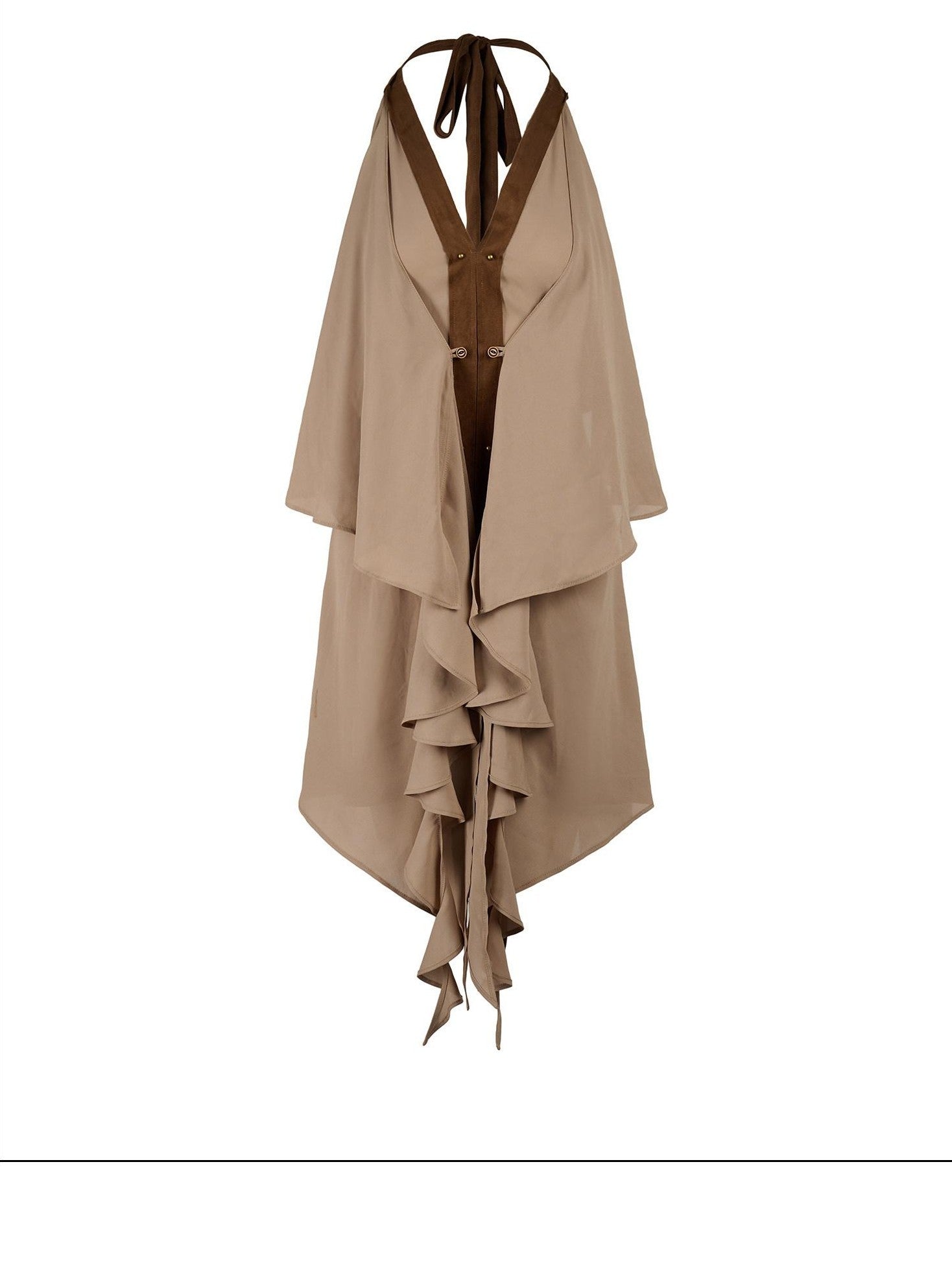 NORTH NODE Romantic Boho Ruffled Asymmetric Women&